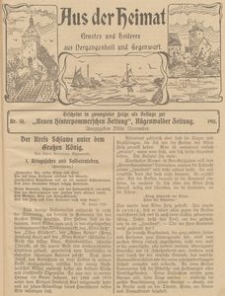 Aus der Heimat. Ernstes und Heiteres aus Vergangenheit und Gegenwart, 1911, Nr. 31
