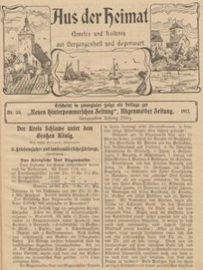 Aus der Heimat. Ernstes und Heiteres aus Vergangenheit und Gegenwart, 1911, Nr. 35