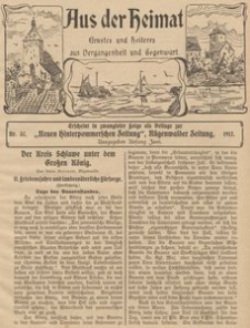 Aus der Heimat. Ernstes und Heiteres aus Vergangenheit und Gegenwart, 1911, Nr. 37