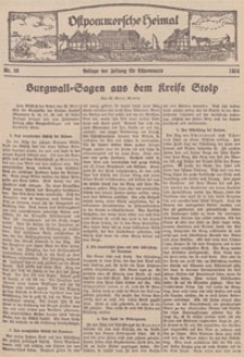 Ostpommersche Heimat. Beilage der Zeitung für Ostpommern, 1934, Nr. 20