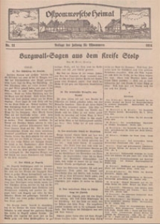 Ostpommersche Heimat. Beilage der Zeitung für Ostpommern, 1934, Nr. 22