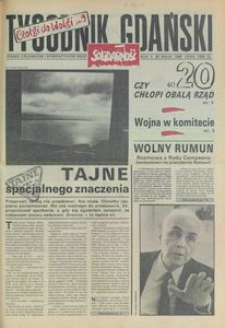Tygodnik Gdański, 1990, nr 20