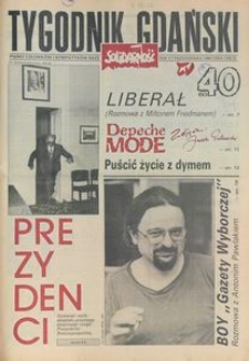 Tygodnik Gdański, 1990, nr 40