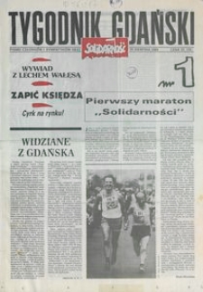 Tygodnik Gdański, 1989, nr 1