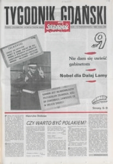 Tygodnik Gdański, 1989, nr 9
