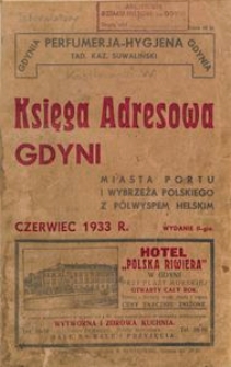 Księga adresowa Gdyni: miasta, portu i wybrzeża polskiego z półwyspem helskim