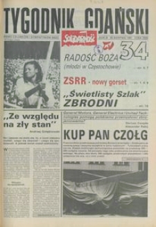 Tygodnik Gdański, 1991, nr 34