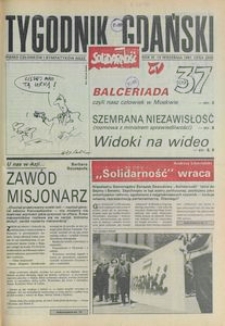 Tygodnik Gdański, 1991, nr 37