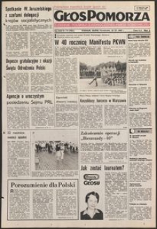Głos Pomorza, 1984, lipiec, nr 174