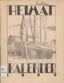 Heimat-Kalender f&uuml;r Stadt und Kreis Anklam 1933
