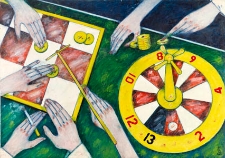 Obraz olejny - Ruletka