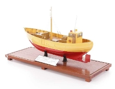 Model kutra rybackiego drewnianego K-160