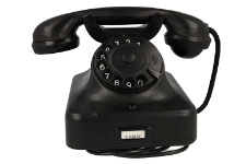 Telefon czarny