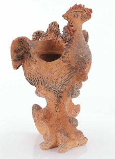 Rzeźba z gliny - Kurczak