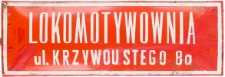 Tablica informacyjna Lokomotywowni Słupsk