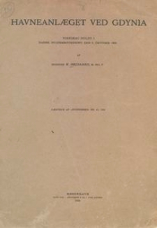 Havneanlaeget ved Gdynia