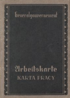 Arbeitskarte - Karta Pracy Nr 904/02444