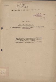 Instrukcja o sprawdzaniu i utrzymaniu urządzeń nastawczych i blokowych Nr. E. 9