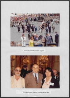 Kartka z albumu - Anna Bogucka Skowrońska z Anną Walentynowicz (2009) i Zbigniewem Romaszewskim (2009)