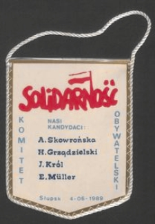 Proporczyk - Solidarność, Słupsk 04.06.1989