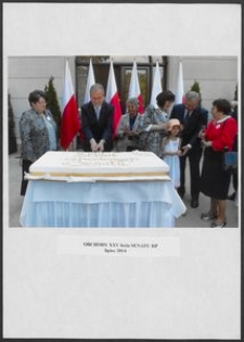 Kartka z albumu - obchody XXV lecia Senatu RP, lipiec 2014