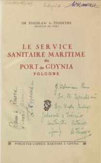 Le service sanitaire maritime du port de Gdynia Pologne