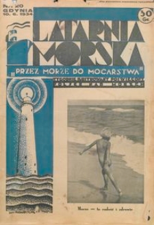 Latarnia Morska : "przez morze do mocarstwa", 1934, nr 20