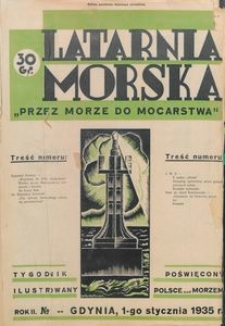Latarnia Morska : "przez morze do mocarstwa", 1935, nr [1]