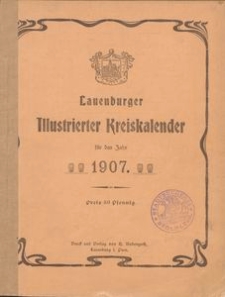 Lauenburger Illustrierter Kreiskalender für das Jahr 1907