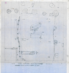 Słupsk - Stary Rynek. Fragment wnętrza budynku 1 - ściana płn. i wsch., Stanowisko 3, wyk. I, Ar 27, Cw B