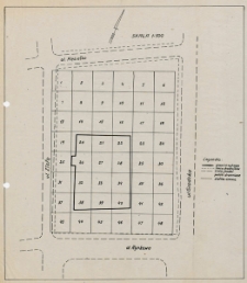 Słupsk - Stary Rynek. Stanowisko 3, wyk. I na tle siatki arowej