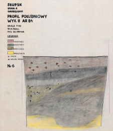 Słupsk - Grodzisko. Profil południowy. Stanowisko 1, wyk. II, Ar 84