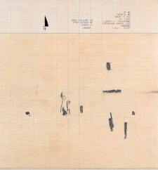 Słupsk - Grodzisko. Rzut poziomy konstrukcji drewnianych w wykopie II. Stanowisko 1