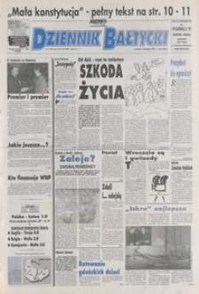Dziennik Bałtycki 1992, nr 272