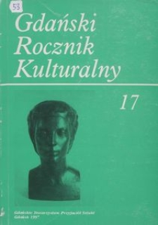 Gdański Rocznik Kulturalny, 1997, nr 17