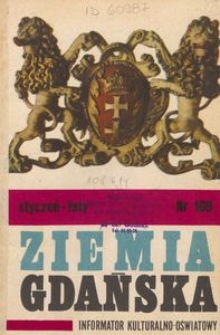 Informator Wojew&oacute;dzkiego Ośrodka Kultury : Ziemia Gdańska, 1975, nr 109