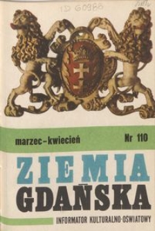 Informator Wojew&oacute;dzkiego Ośrodka Kultury : Ziemia Gdańska, 1975, nr 110