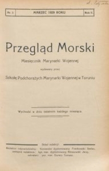 Przegląd Morski : miesięcznik Marynarki Wojennej, 1929, nr 3