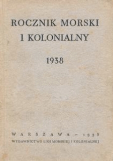 Rocznik Morski i Kolonialny : 1938