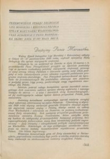 Przegląd Morski : miesięcznik Marynarki Wojennej, 1931, nr 29