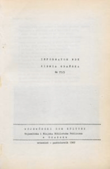 Informator WDK : Ziemia Gdańska, 1969, nr 5 (77)