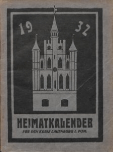 Heimatkalender f&uuml;r den Kreis Lauenburg i. Pom. 1932