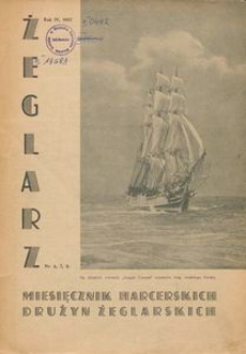 Żeglarz : miesięcznik harcerskich drużyn żeglarskich, 1937, nr 6,7,8