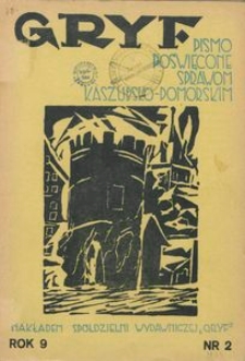 Gryf : pismo poświęcone sprawom kaszubsko-pomorskim, 1933, nr 2