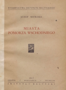 Miasta Pomorza Wschodniego