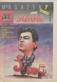 Magazyn "Solidarność", 1995, nr 7
