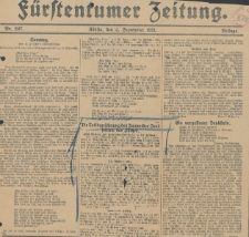 F&uuml;rstentumer Zeitung : Beilage, 1921, Nr. 207