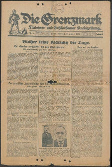 Die Grenzmark. Flatower und Schlochauer Kreiszeitung, 1927, Nr. 9