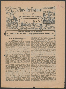 Aus der Heimat. Ernstes und Heiteres aus Vergangenheit und Gegenwart, 1928, Nr. [2]