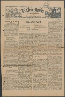 Die Feierstunde : Wochenbeilage der Zeitung für Ostpommern, 1927, Nr. 206